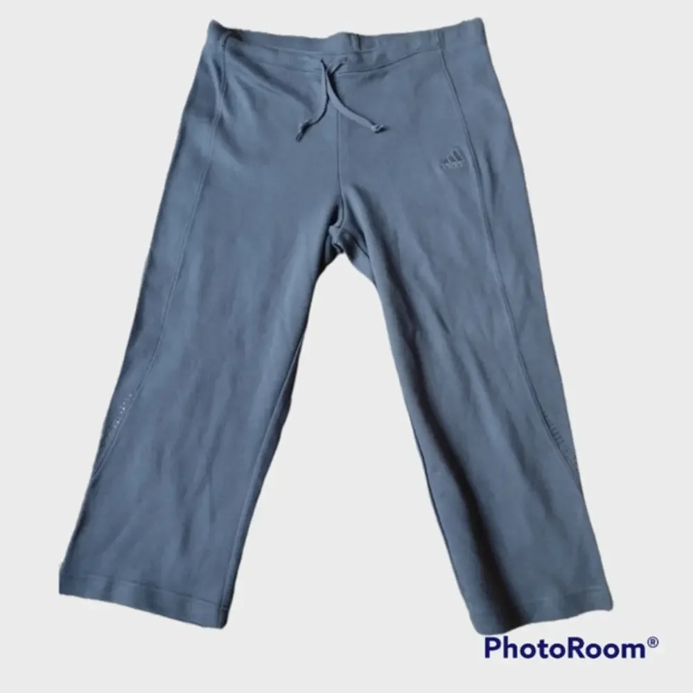 ADIDAS Grey women's‎ wide leg jogger sweat pants Size Small
